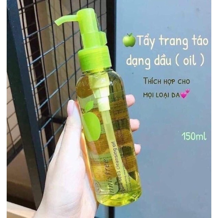 ( MẪU MỚI) DẦU TẨY TRANG TÁO XANH Innisfree Apple Seed Cleansing Oil 150ml | BigBuy360 - bigbuy360.vn