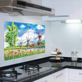 Miếng Giấy Dán Tường Nhà Bếp Cách Nhiệt Chống Dầu Mỡ, Chịu Nhiệt - Decal Dán Bếp Kích Thước 60x90cm ( decal dán bếp)