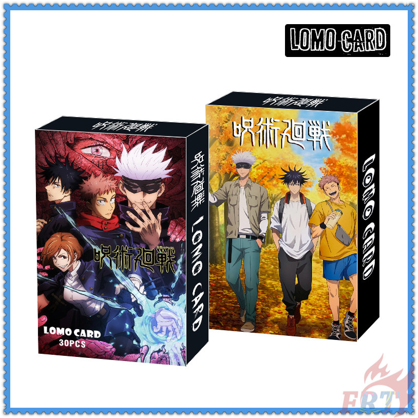 Hộp 30 Cái/ Hộp ✪ Thẻ Ảnh Lomo Hình Jujutsu Kaisen S-1:Anime Itadori Yuji / Fushiguro ✪ Bưu Thiếp Mini Kích Thước 5.5cm*8.8cm Dùng Làm Quà Tặng
