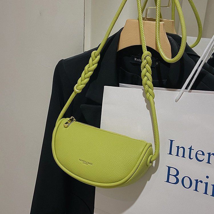 Túi Xách Đeo Vai Màu Trơn Phong Cách vintage Thời Trang Cho Nữ