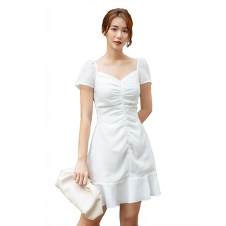 Olv - đầm kiểu chloe white