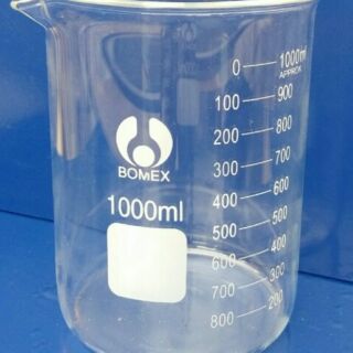 Cốc thủy tinh có mỏ 1000ml