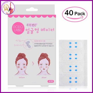 Miếng dán vline thon gọn mặt thần thánh dodo label hộp 40 miếng