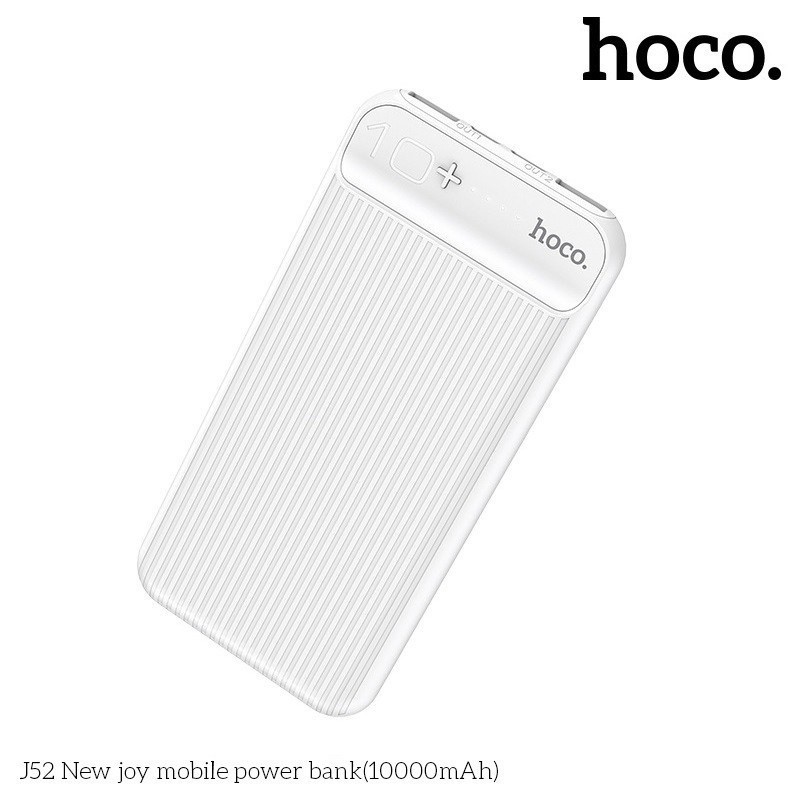 Pin sạc dự phòng Hoco J52A 20000mah 2 cổng USB 2.0A có đèn led - Bảo hành 12 Tháng