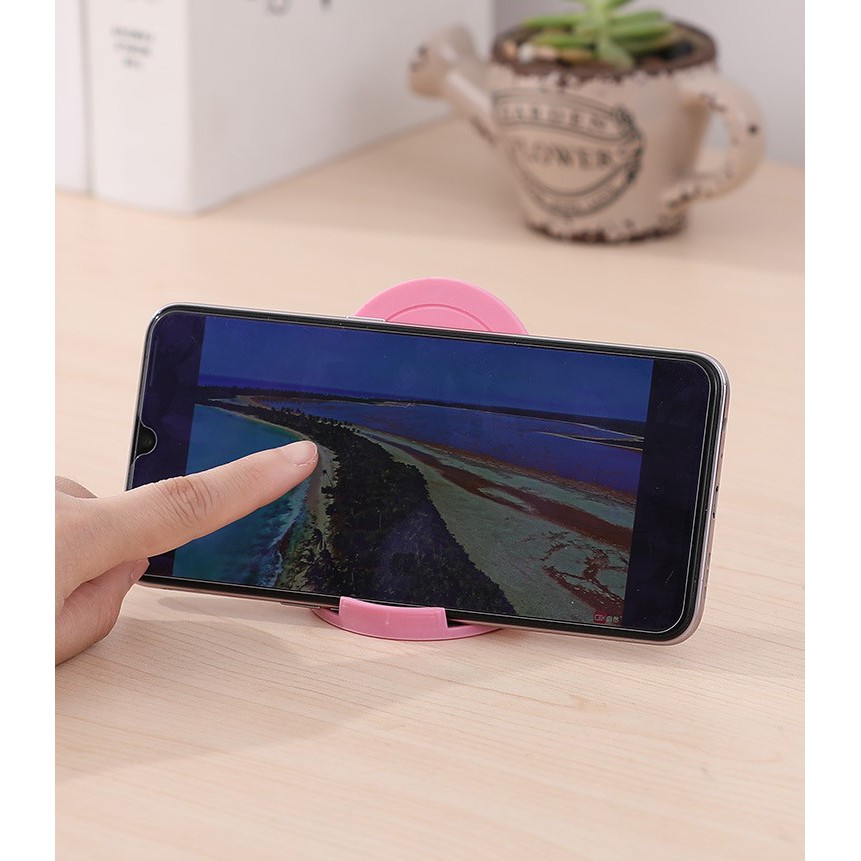 Giá Đỡ Điện Thoại Bằng Nhựa Gấp Gọn Nhiều Màu Sắc Có Thể Thay Đổi Độ Nghiêng | BigBuy360 - bigbuy360.vn