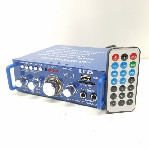 Ampli mini âmly ô tô LDZS AV-263 12V-220V