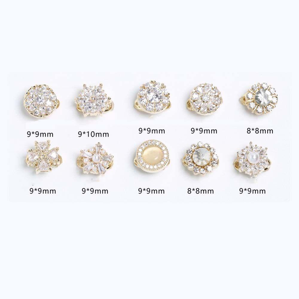 OCEANMAP Phụ Kiện Hạt Xoay Trang Trí Móng Tay Tốc Độ Cao Kiểu Năm Mới Nhật Bản DIY