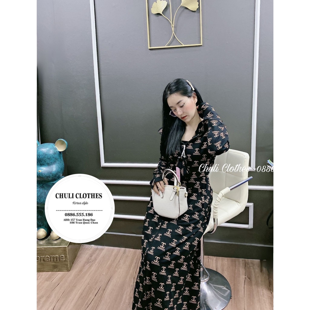Size L - Áo chống nắng umi Hàn toàn thân dáng xòe không xẻ sau 2023 - áo chống nắng Chuli - Mỹ nhi