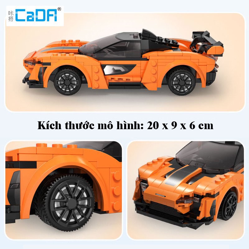 Đồ Chơi Lắp Ráp Xếp Hình Điều Khiển Từ Xa RC Mô Hình Siêu Xe Thể Thao 295 mảnh ghép model C51075