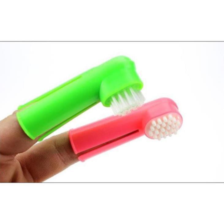 Bàn chải răng và Kem đánh răng chó mèo thú cưng Giúp răng miệng thơm tho hết thối mồm