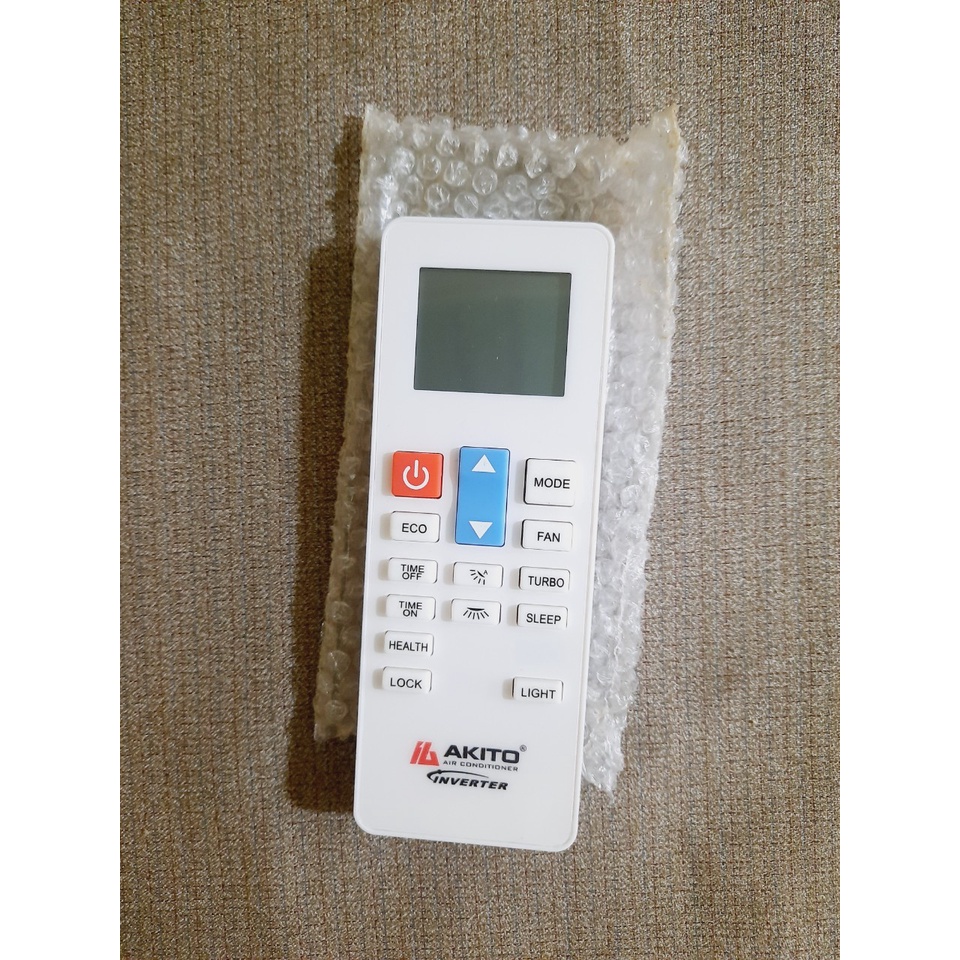🌟 CHÍNH HÃNG /  HƠI XƯỚC VỎ 🌟 Remote Điều khiển điều hòa Akito 1&2 chiều Inverter - theo máy Tặng kèm Pin + GIÁ ĐỠ