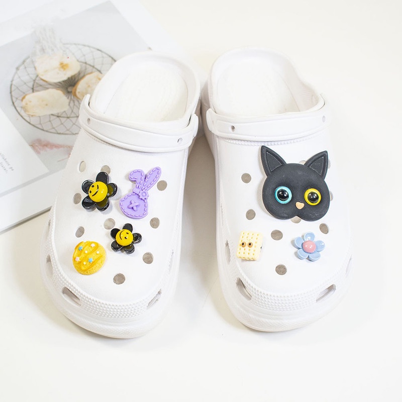 Phụ Kiện Khóa Giày Crocs Jibbitz Hoạt Hình 3D Bằng Nhựa Resin