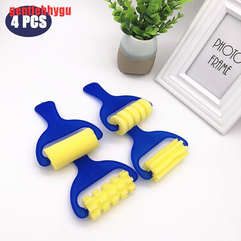 Bộ 4 Cây Lăn Sơn Bằng Nhựa Cho Trẻ Em