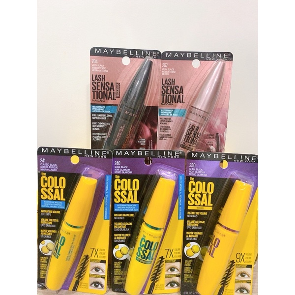 Mascara Lash Sensational / the COLOSSAL Maybelline New York