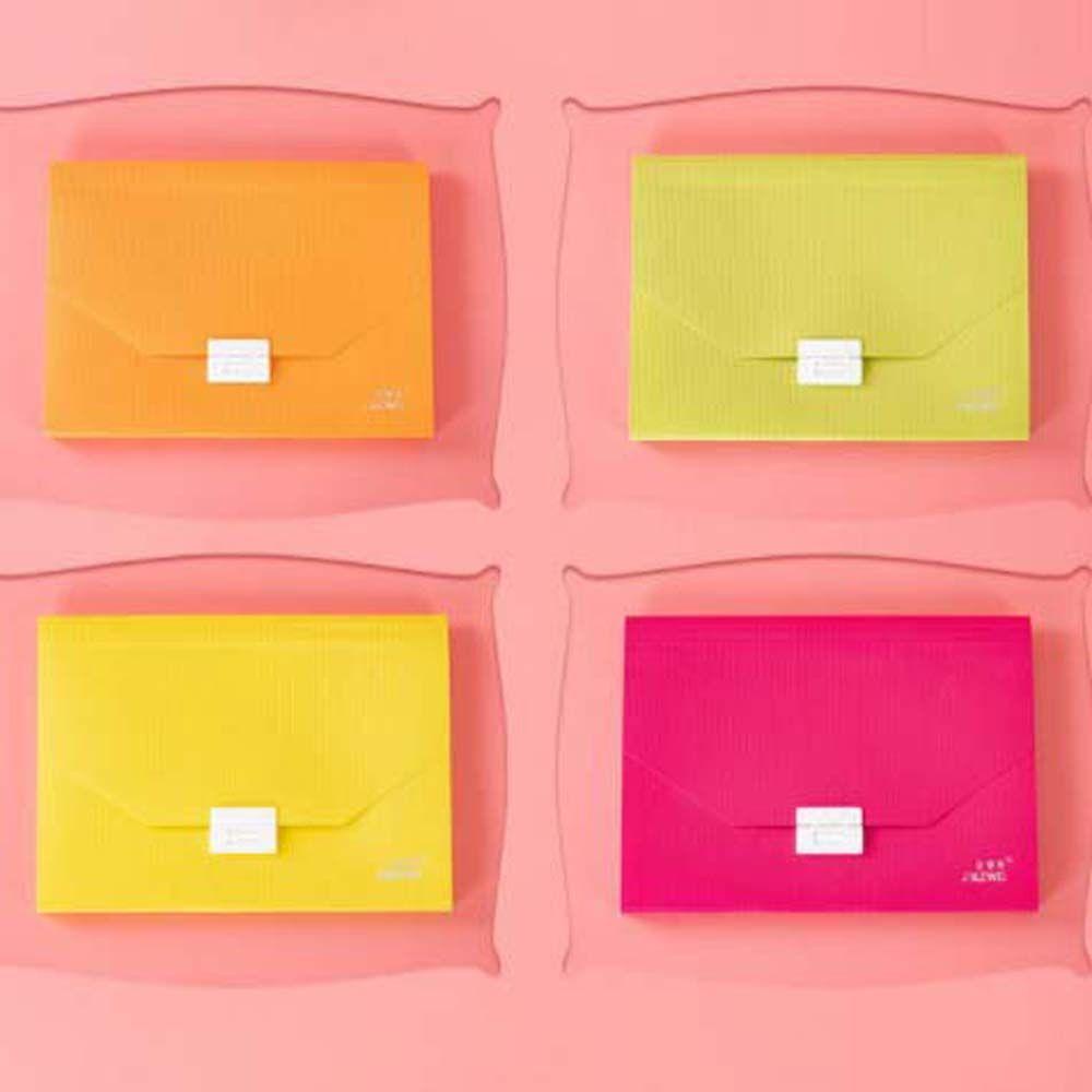 PEWANY Túi Đựng Tài Liệu 7 Ngăn Dạng Đứng Kèm Thẻ Tiện Dụng Cho Học Sinh / Văn Phòng