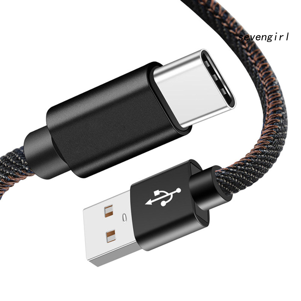 Cáp Sạc Nhanh Sev-2.1A Micro Usb Type C Cho Iphone Android Phone