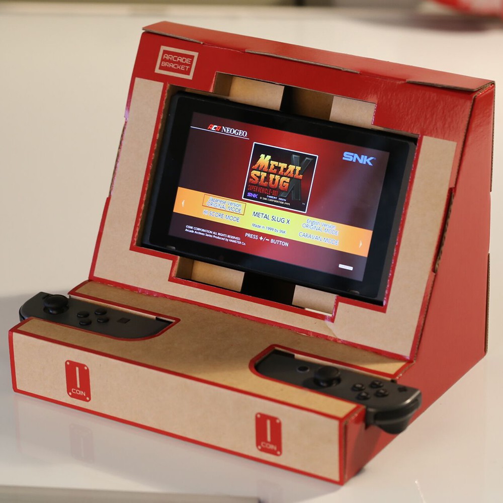 Giá đỡ bằng giấy cho Nintendo Switch DIY cho trò chơi Arcade