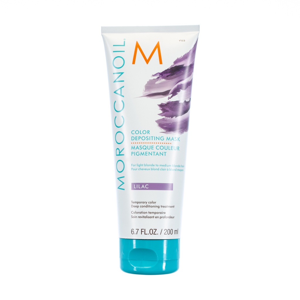 Màu tím khói - Lilac - Mặt nạ dưỡng bổ sung hạt màu Moroccanoil Color Depositing Mask 200ml