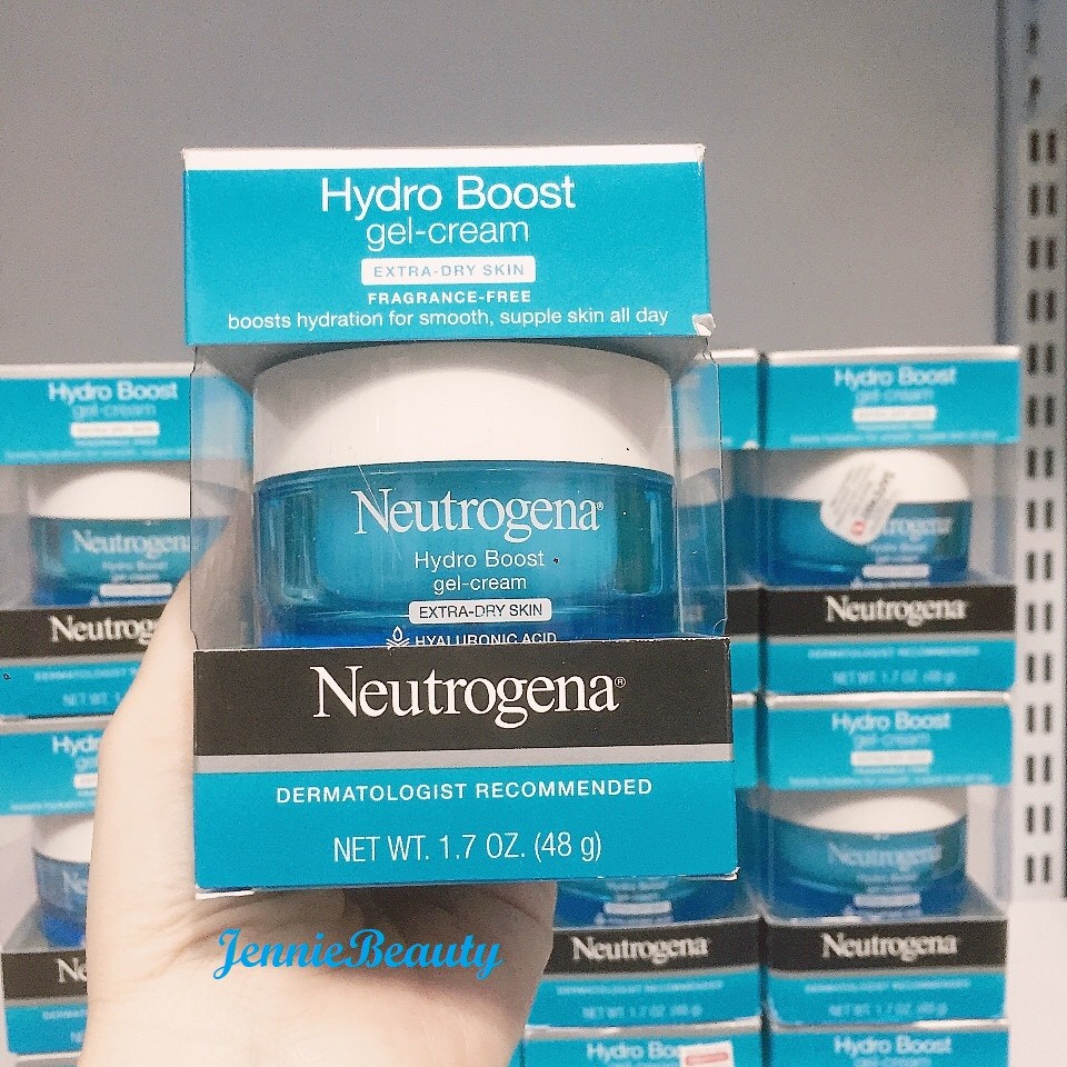 [Hàng USA] Kem dưỡng siêu cấp ẩm cho da khô Neutrogena Hydro Boost Gel Cream for Extra – Dry Skin (48g)