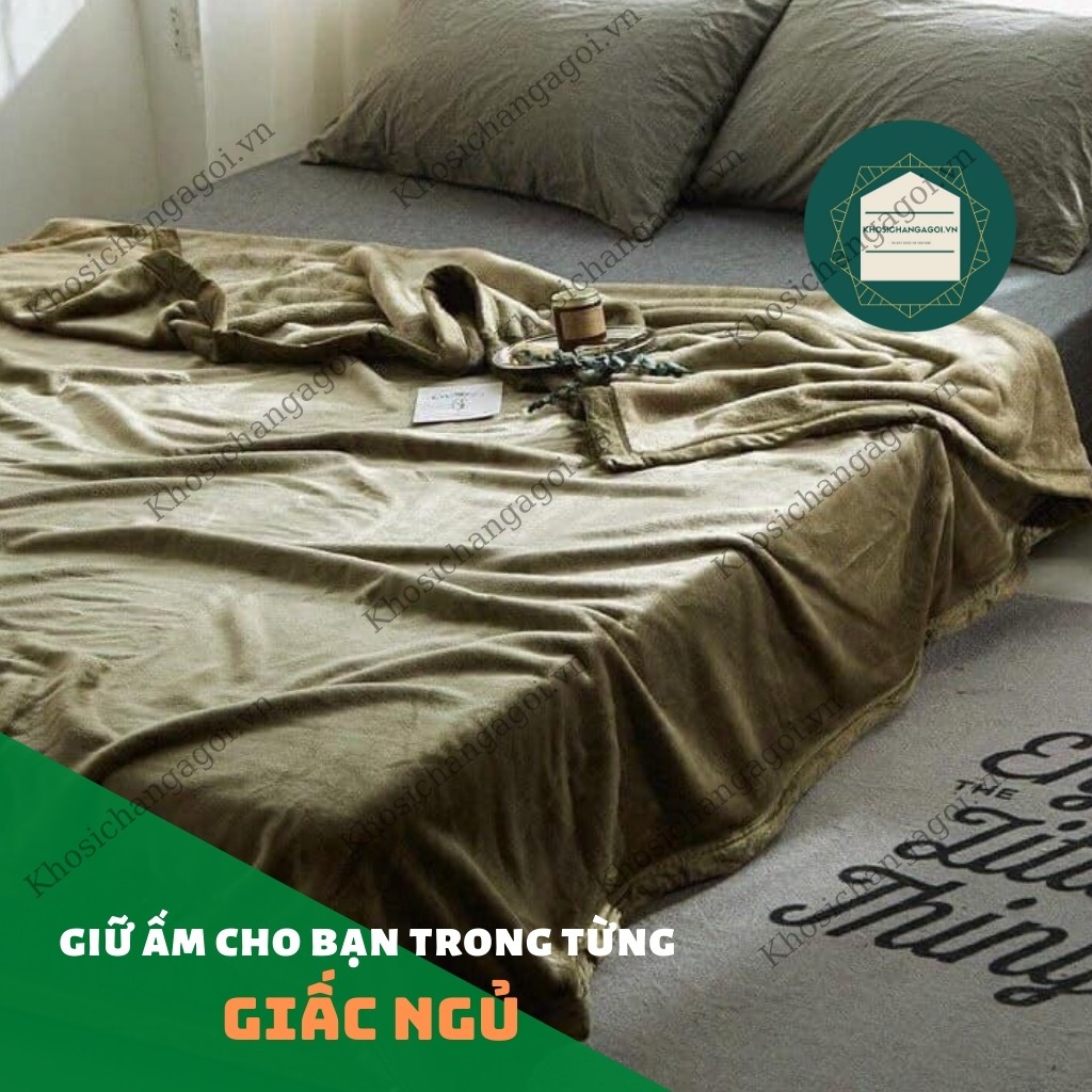 Chăn lông thỏ BLANKET dùng 4 mùa hàng Xuất Nhật cao cấp