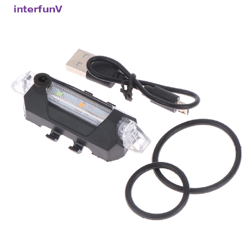 [InterfunV] Đèn LED Cảnh Báo Nhấp Nháy Khẩn Cấp Chống Thấm Nước Cho Xe Đạp [Mới]