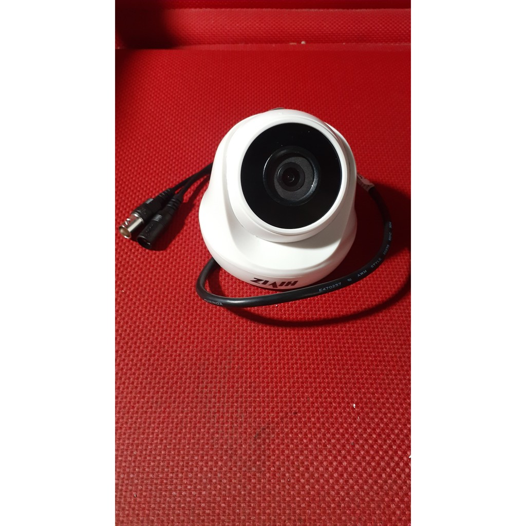 COMBO 2 Camera HIVIZ HI-T1120C20P 2.0MP kèm 20 MÉT DÂY LIỀN NGUỒN MÀU ĐEN HOẶC TRẮNG
