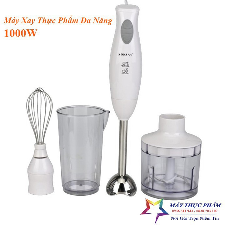 Máy xay cầm tay đa năng SOKANY HB-230A ( công suất 1000W )