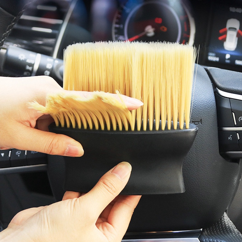 Chổi Lông Mềm Với Tay Cầm Rộng Dùng Để Vệ Sinh Lỗ Thông Gió Xe Hơi