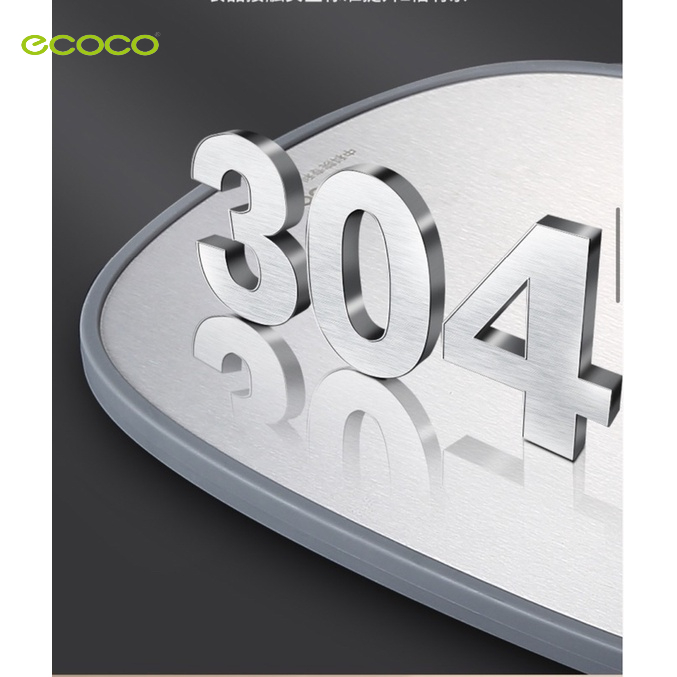 Thớt 2 mặt ECOCO Inox 304, Nhựa PP kháng khuẩn cao cấp chuyên dụng nhà bếp, thái hoa quả, đồ tươi sống đa năng