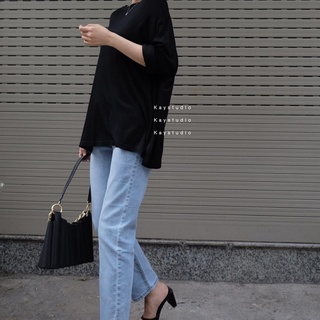 [KAYSTUDIO] ÁO ĐEN TMAX TAY DÀI