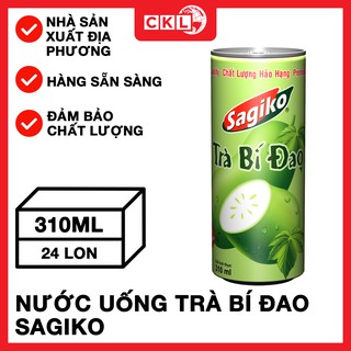 24 X 310ml Lon - Nước Uống Trà Bí Đao Sagiko - Halal - Nhà Sản Xuất Địa Phương