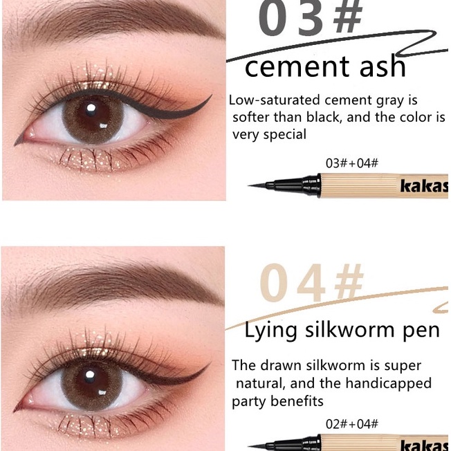 Bút Kẻ Mắt Nước Siêu Sắc Mảnh KAKASHOW Extreme Không Lem Trôi