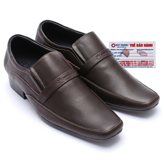 Giày nam da bò màu nâu đất PH7134