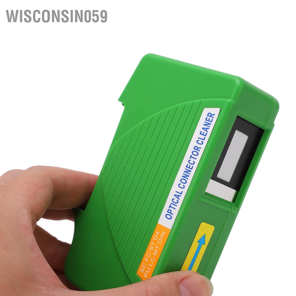 Wisconsin059 Hộp làm sạch sợi quang Hiệu quả đầu nối di động ABS cho SC FC ST LC