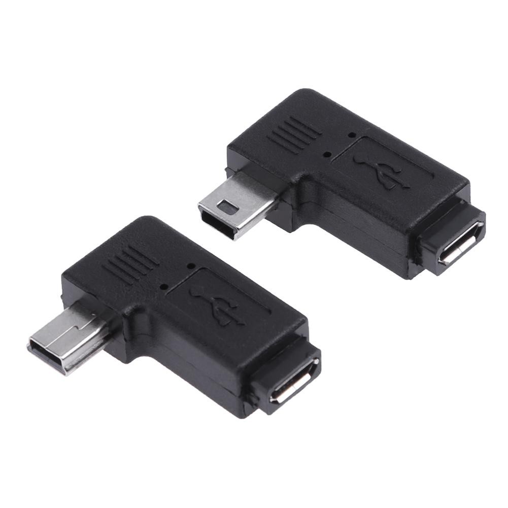 Bộ 2 đầu chuyển đổi cổng micro USB sang mini USB tiện dụng