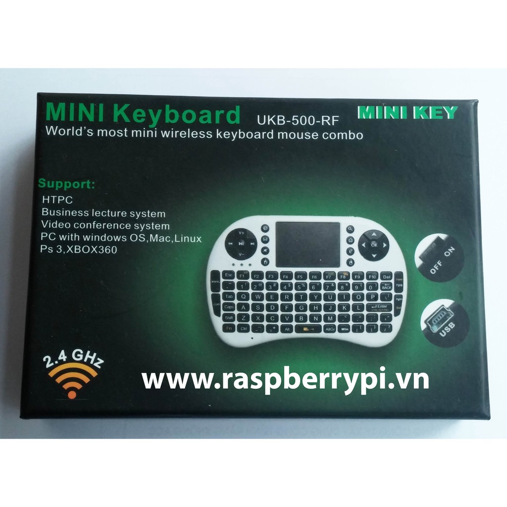 Bàn phím bluetooth kiêm chuột không dây có touchpad UKB500