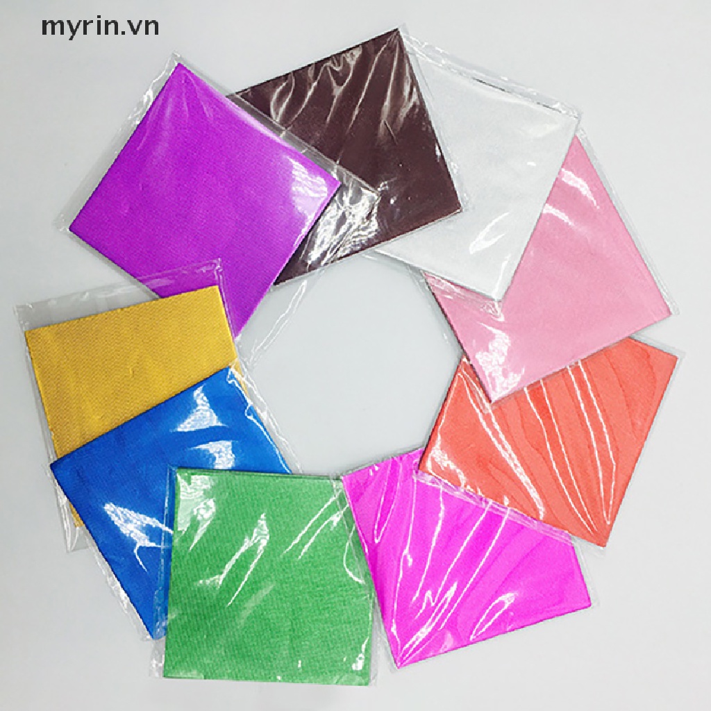 Set 100 Túi Giấy Nhôm Đựng Kẹo / Sô Cô La / Thực Phẩm Tiện Dụng