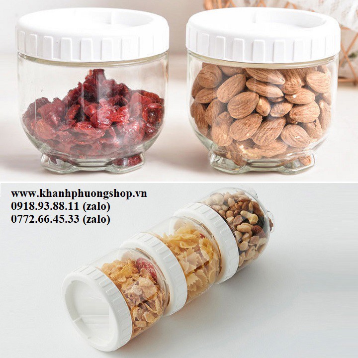 Hũ thủy tinh đựng gia vị - hủ thủy tinh đựng gia vị