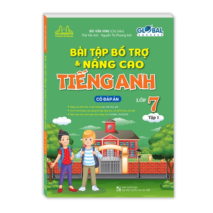 Sách - GLOBAL SUCCESS Bài tập bổ trợ và nâng cao tiếng anh lớp 7 tập 1 (có đáp án)
