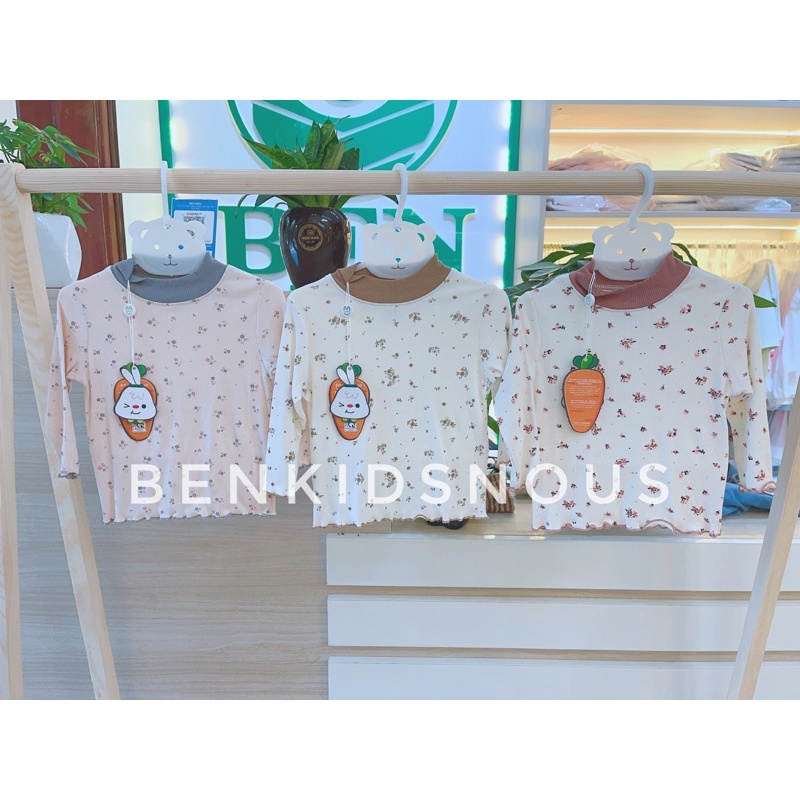 UALAROGO - Áo giữ nhiệt Ualarogo bèo gấu cho bé gái