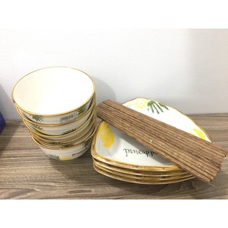 Bộ chén bát sứ 16 món nội địa trung