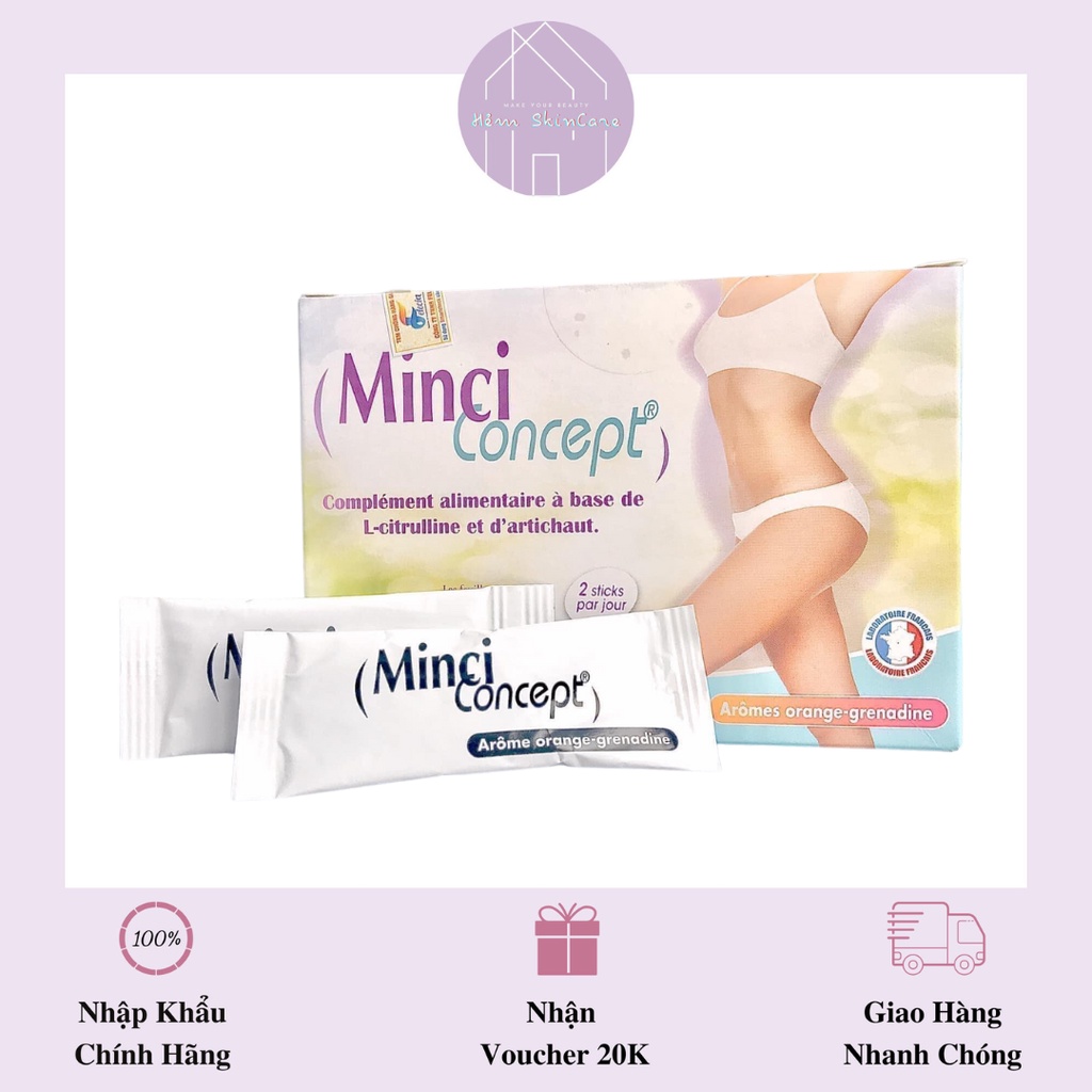 Minci Concept - Hỗ Trợ Giảm Mỡ Giảm Cân - 30 Gói