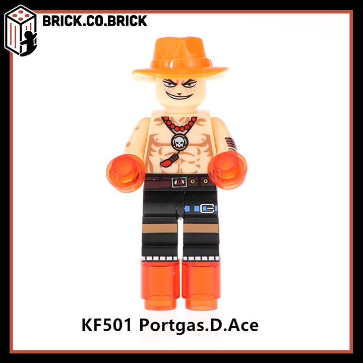 Lego One Piece Non Đồ Chơi Lắp Ráp Minifigure Mô Hình Anime Đảo Hải Tặc Luffy Ace Nico Robin Zoro Brook Sapo KF6037