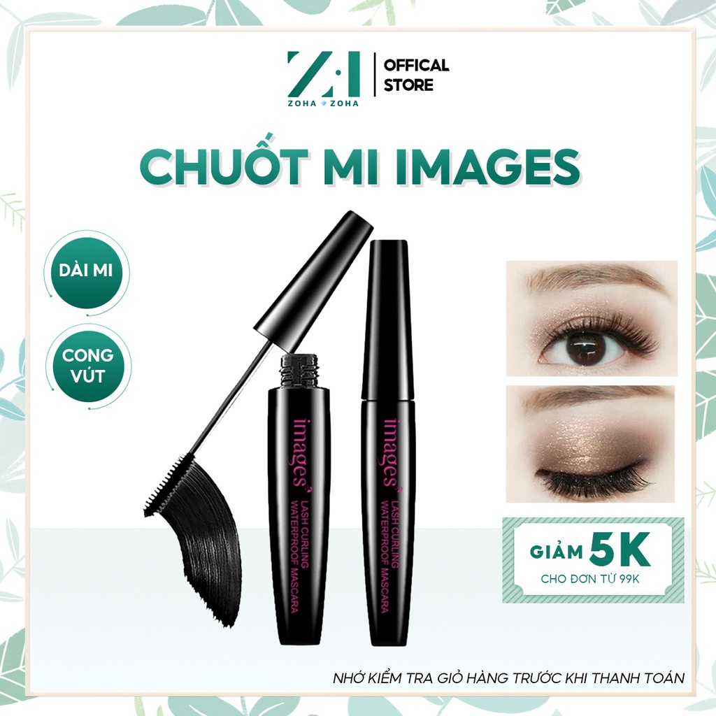 Mascara IMAGES chuốt mi dài và cong vút chuốt mi đẹp makeup trang điểm mascara nội địa trung