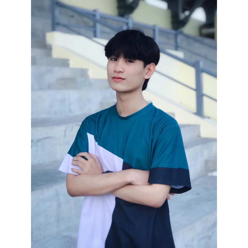 Áo thun nam cổ tròn tay ngắn TRICOLOR vải cá sấu Cotton xuất xịn, chuẩn form, sang trọng, thanh lịch – THEPASSION