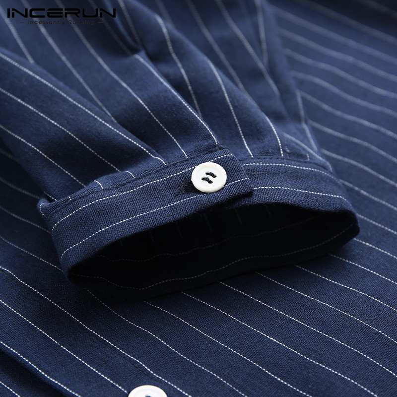 Áo Sơ Mi Nam Tay 3/4 Kẻ Sọc Thời Trang