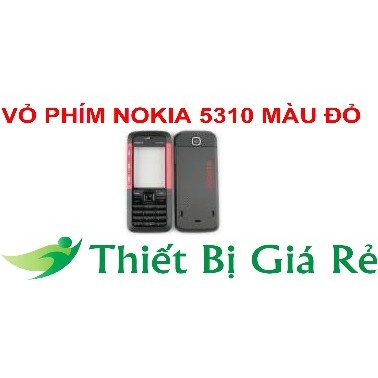 VỎ PHÍM NOKIA 5310 MÀU ĐỎ