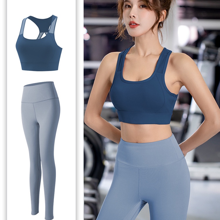 Bộ Đồ Tập Thể Thao Chống Sốc Nhanh Khô Plus Size Siêu Co Giãn Cho Nữ