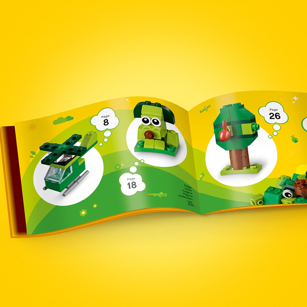 LEGO® Classic 11007 Hộp Lắp Ráp Sáng Tạo Xanh Lá