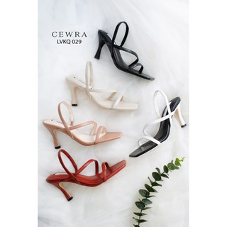 Sandal Cewra cao gót, gót nhọn 7 phân